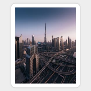 Dubai Cityscape Sticker